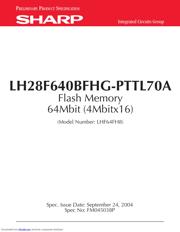 LH28F640BFHG-PTTL70A datasheet.datasheet_page 1