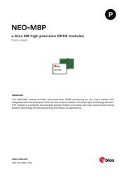 NEO-M8P-0 datasheet.datasheet_page 1