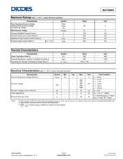 BAT54WS 数据规格书 2