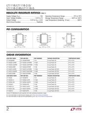 LT1118CS8-2.85 datasheet.datasheet_page 2