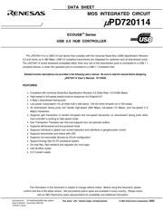 UPD720114GA9EUA 数据规格书 3