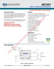 AOZ1021AI 数据规格书 1