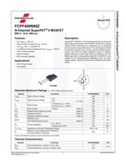 FCPF400N80Z datasheet.datasheet_page 1