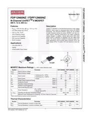 FDPF12N60NZ datasheet.datasheet_page 1