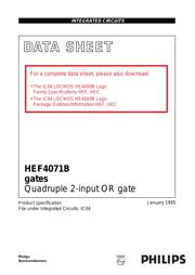 HEF4071 datasheet.datasheet_page 1