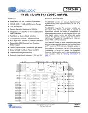 CS42428-CQZ datasheet.datasheet_page 1