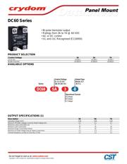 DC60S3B 数据规格书 1