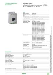 ATS48C11Y 数据规格书 1