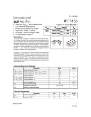 IRF6156 datasheet.datasheet_page 1