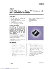 CC1010EMK-433 datasheet.datasheet_page 1