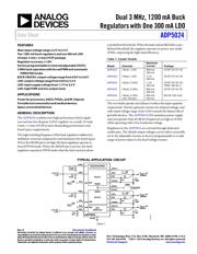 ADP5024ACPZ-R2 数据规格书 1