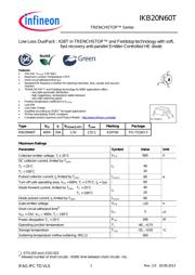 IKB20N60T 数据规格书 1