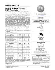 NSS30100LT1G 数据规格书 1