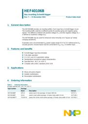 HEF40106BT Datenblatt PDF