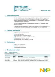 HEF40106BT 数据手册