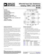 AD7356BRUZ 数据规格书 1