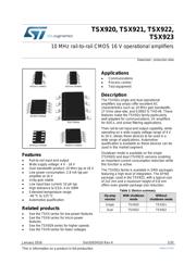 TSX922IQ2T datasheet.datasheet_page 1