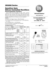 2N5060G Datenblatt PDF