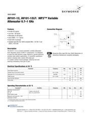 AV101-12LF 数据规格书 1