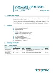 74AHC1G86GW,125 datasheet.datasheet_page 1