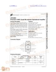 LMC6064 数据规格书 1