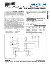 MAX6698UE38-T 数据规格书 1
