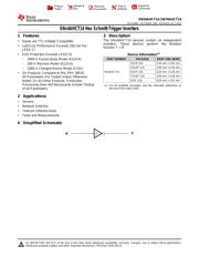 SN74AHCT14DR datasheet.datasheet_page 1