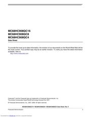 MC908QC16CDRE 数据规格书 3