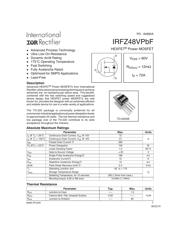 IRFZ48NPBF Datenblatt PDF
