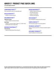 ADN2815ACPZ-RL7 datasheet.datasheet_page 2