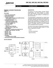 X9C102PI 数据规格书 1