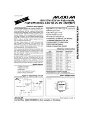 MAX764ESA+ Datenblatt PDF