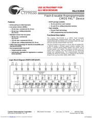 PALCE20V8-15JC 数据规格书 1