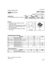 IRF7494TRHR datasheet.datasheet_page 1