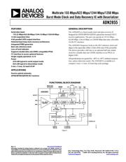 ADN2855ACPZ 数据规格书 1