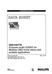 UDA1341TS/N1 datasheet.datasheet_page 1