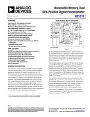 AD5235BRUZ250-R7 Datenblatt PDF