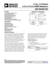 ADG1409YRUZ-REEL7 Datenblatt PDF