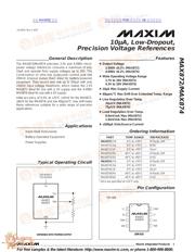 MAX872 数据规格书 1