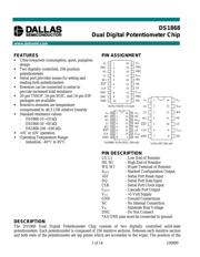 DS1868E-10+ Datenblatt PDF