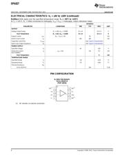 OPA827 数据规格书 4