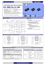 RX-8581SA:B3:ROHS datasheet.datasheet_page 1