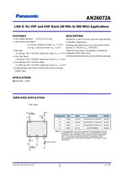 AN26072A-EVB-0 datasheet.datasheet_page 1