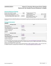LM4051AIM3-1.2 数据规格书 2