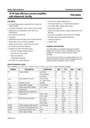 TDA1562 datasheet.datasheet_page 2