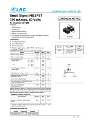 L2N7002KN3T5G datasheet.datasheet_page 1