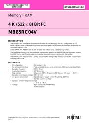 MB85RC04VPNF-G-JNE1 数据规格书 1