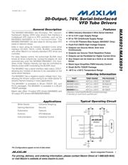 MAX6931AUI+ datasheet.datasheet_page 1