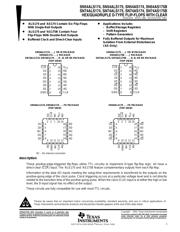 SN74AS175BDRE4 数据规格书 1