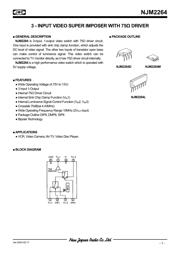 NJM2264D 数据规格书 1